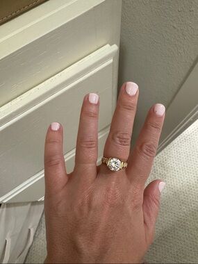 14K Gold Ring with cubic zirconia